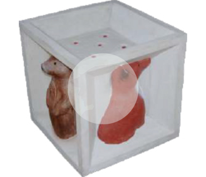 Eleven Funktionsmütze Berretto Leggero Unisex, Misto Lana, Taglia M (54-57 Cm), Design A Cubetti Colorati