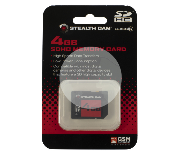 Stealth Cam SDCard 4GB Archers Delight Archery Supply